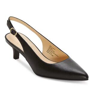 NiB Liz Claiborne Women's Keith Kitten Heel Pumps Black Size 9 WD $75 RY1414